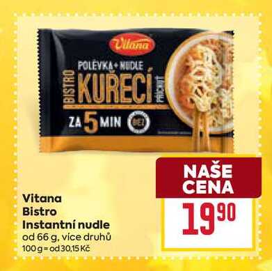 Vitana Bistro Instantní nudle od 66 g