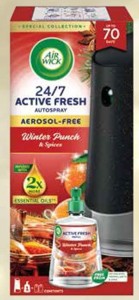Air Wick Active Fresh automatický difuzér a náplň na vodní bázi