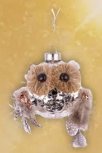 Závěsné skleněná dekorace