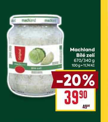 Machland Bílé zelí 670/340 g 
