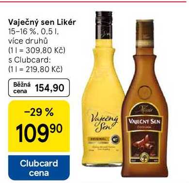 Vaječný sen Likér 15-16 %, 0.5 l