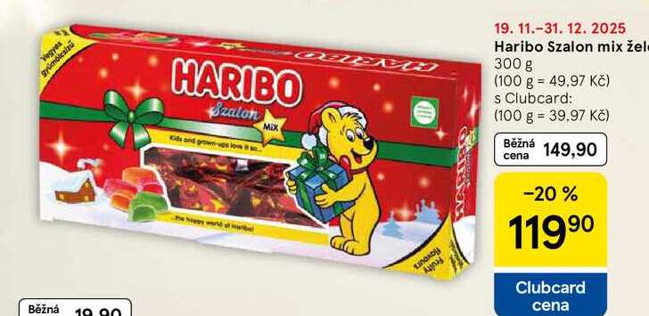 Haribo Szalon mix žel, 300 g