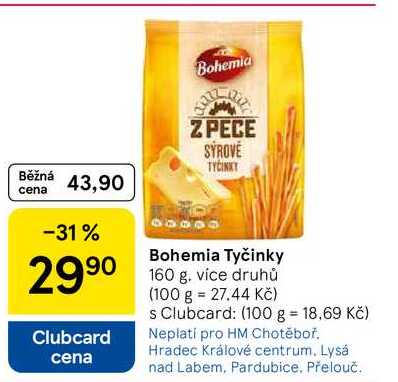 Bohemia Tyčinky, 160 g