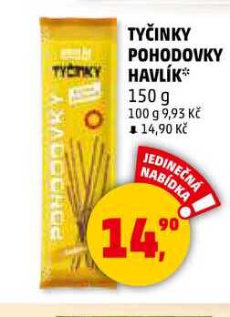 TYČINKY POHODOVKY HAVLÍK, 150 g