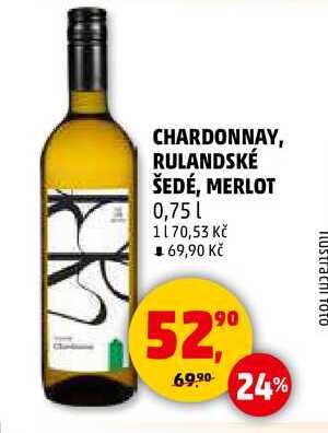 CHARDONNAY, 0,75 l