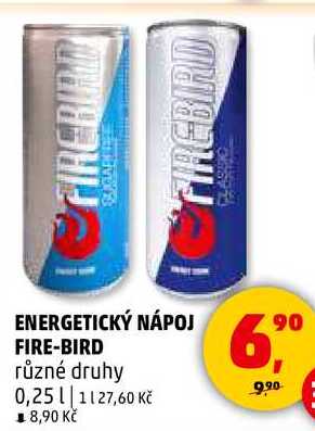 ENERGETICKÝ NÁPOJ FIRE-BIRD, 0,25 l