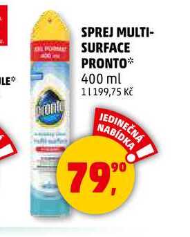 SPREJ MULTISURFACE PRONTO, 400 ml 