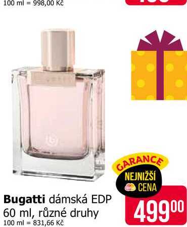 Bugatti dámská EDP 60 ml, různé druhy