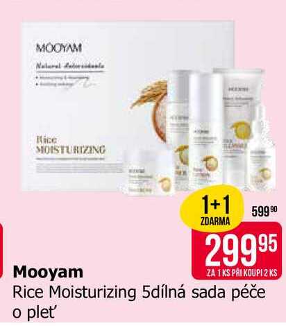 Mooyam Rice Moisturizing 5dílná sada péče o plet' 