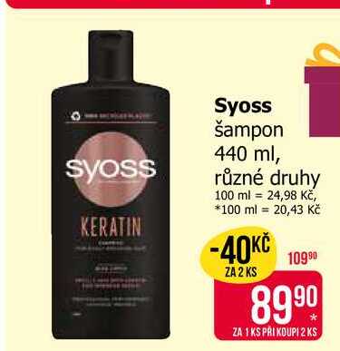 Syoss šampon 440 ml