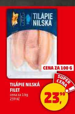 TILÁPIE NILSKÁ FILET, 100 g