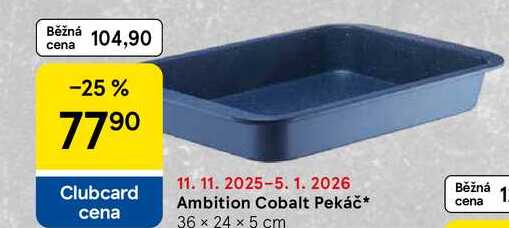 Ambition Cobalt Pekáč, 36 x 24 x 5 cm  