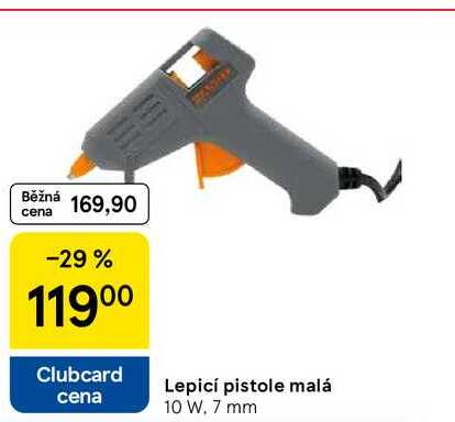 Lepicí pistole malá 10 W, 7 mm