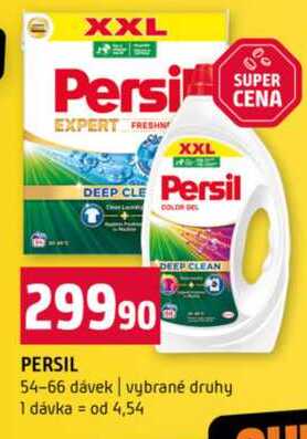 PERSIL 54-66 dávek vybrané druhy