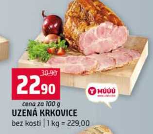 UZENÁ KRKOVICE bez kosti 100g