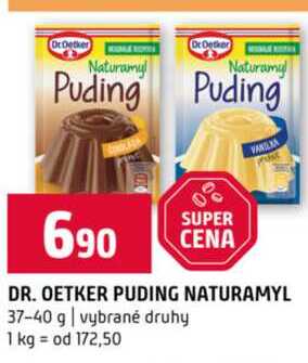 DR. OETKER PUDING NATURAMYL 37-40 g vybrané druhy 
