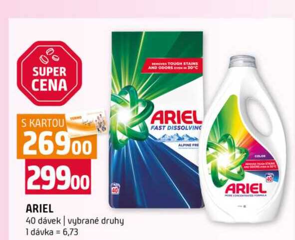 ARIEL 40 dávek vybrané druhy 