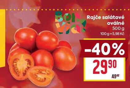 Rajče salátové oválné 500 g 