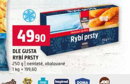 DLE GUSTA RYBÍ PRSTY 250 g