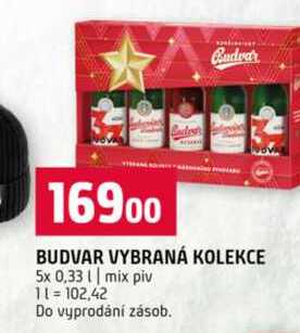 BUDVAR VYBRANÁ KOLEKCE 5x 0,33l