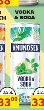 AMUNDSEN VODKA & SODA 0,25l míchaný nápoj