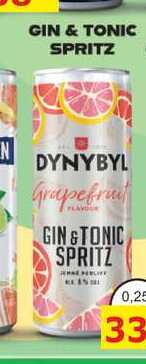 DYNYBYL GIN & TONIC SPRITZ 0,25l míchaný nápoj