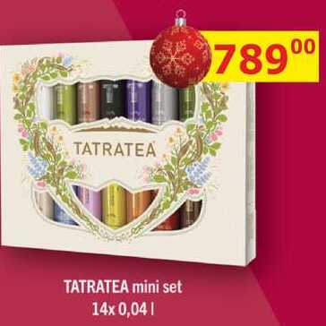 TATRATEA mini set 14x 0,04l