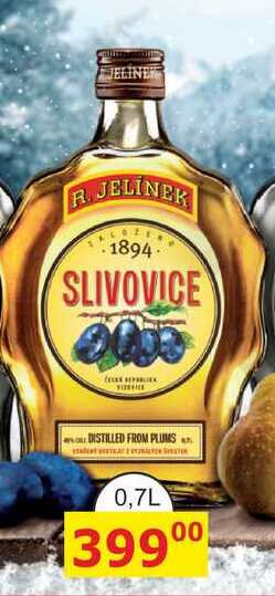 R. JELÍNEK Slivovice zlatá 0,7l
