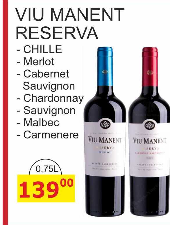 VIU MANENT RESERVA 0,75L