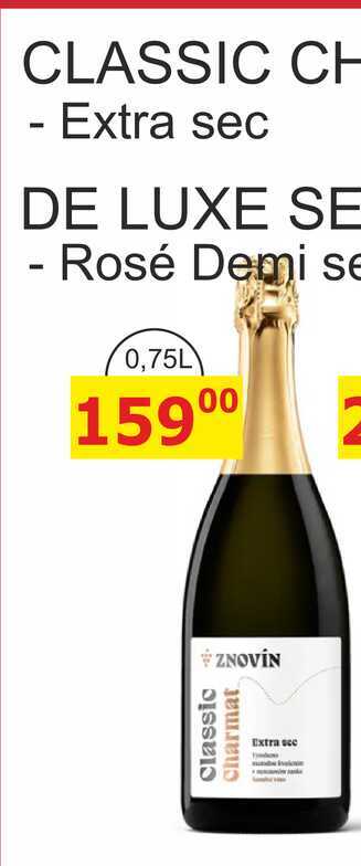 CLASSIC CHARMANT - Extra sec 0,75L 