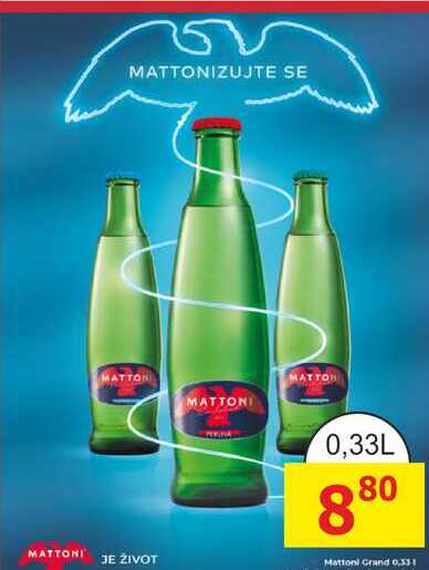 MATTONI 0,33L 