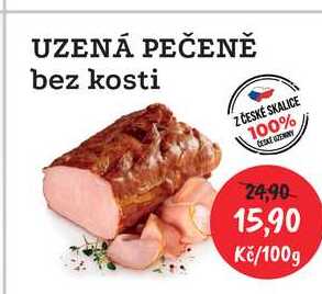 UZENÁ PEČENĚ bez kosti 100g