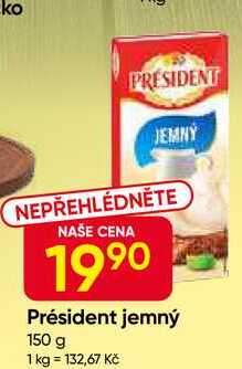 Président jemný 150 g 