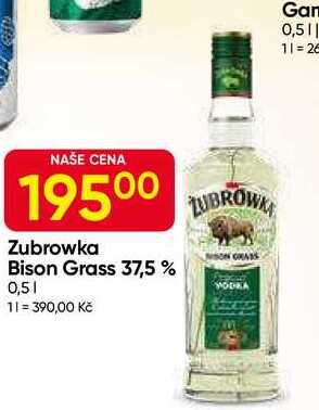 Zubrowka Bison Grass 37,5% 0,5l