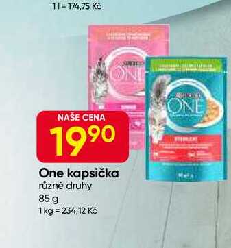 PURINA One kapsička různé druhy 85 g