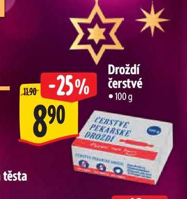 Droždí  čerstvé   100 g 