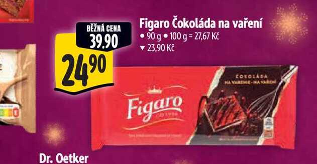 Figaro čokoláda na vaření 90g
