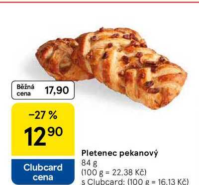 Pletenec pekanový, 84 g  