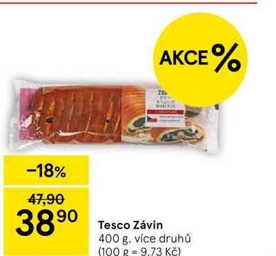 Tesco Závin, 400 g, více druhů 