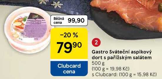 Gastro Sváteční aspikový dort s pařížským salátem, 500 g