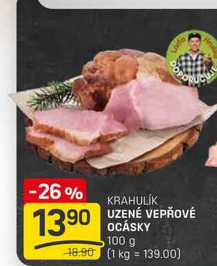 UZENÉ VEPŘOVÉ OCÁSKY 100 g 