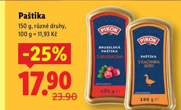 Paštika, 150 g