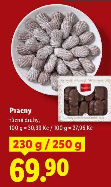 Pracny, 230 g/250 g