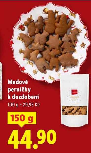 Medové perníčky k dozdobení, 150 g