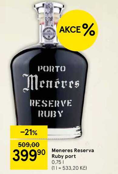 Meneres Reserva Ruby port, 0.75 l