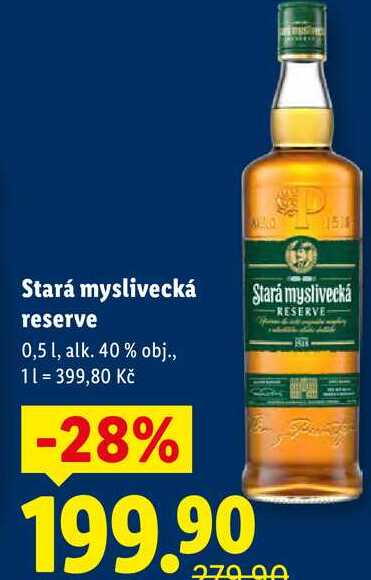 Stará myslivecká reserve, 0,5 l