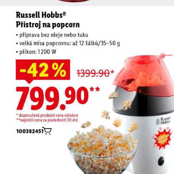 Russell Hobbs Přístroj na popcorn