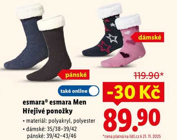 esmara esmara Men Hřejivé ponožky 