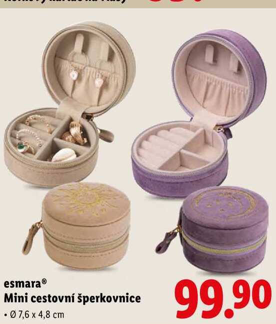 esmara Mini cestovní šperkovnice 