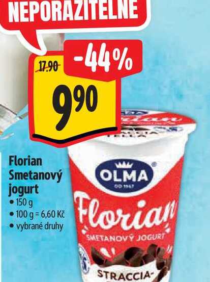   Florian Smetanový jogurt 150 g 